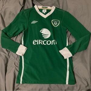 vintage eircom ireland long sleeve jersey